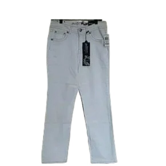 Style & Co. White Straight Leg Jeans with Embroidered Pockets - Size 6 - Picture 6 of 8